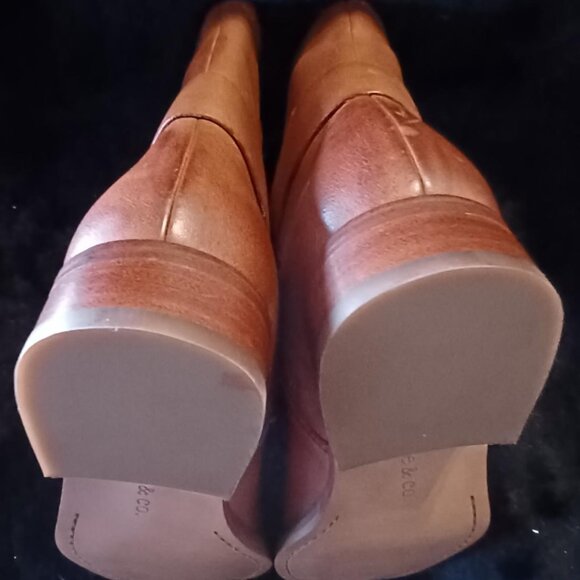 NIB Frye & Co Brown Adelaide  Buckle Detail Ankle Boot - Picture 5 of 7